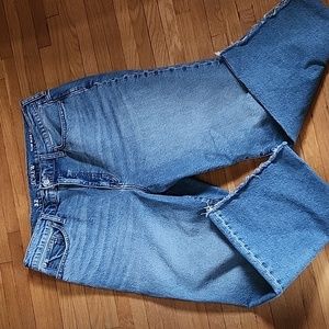 J. Crew slim wide leg jeans